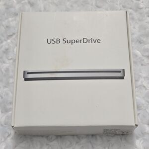 Apple USB SuperDrive External CD/DVD Drive Silver A1379 MD564ZM/A for Mac